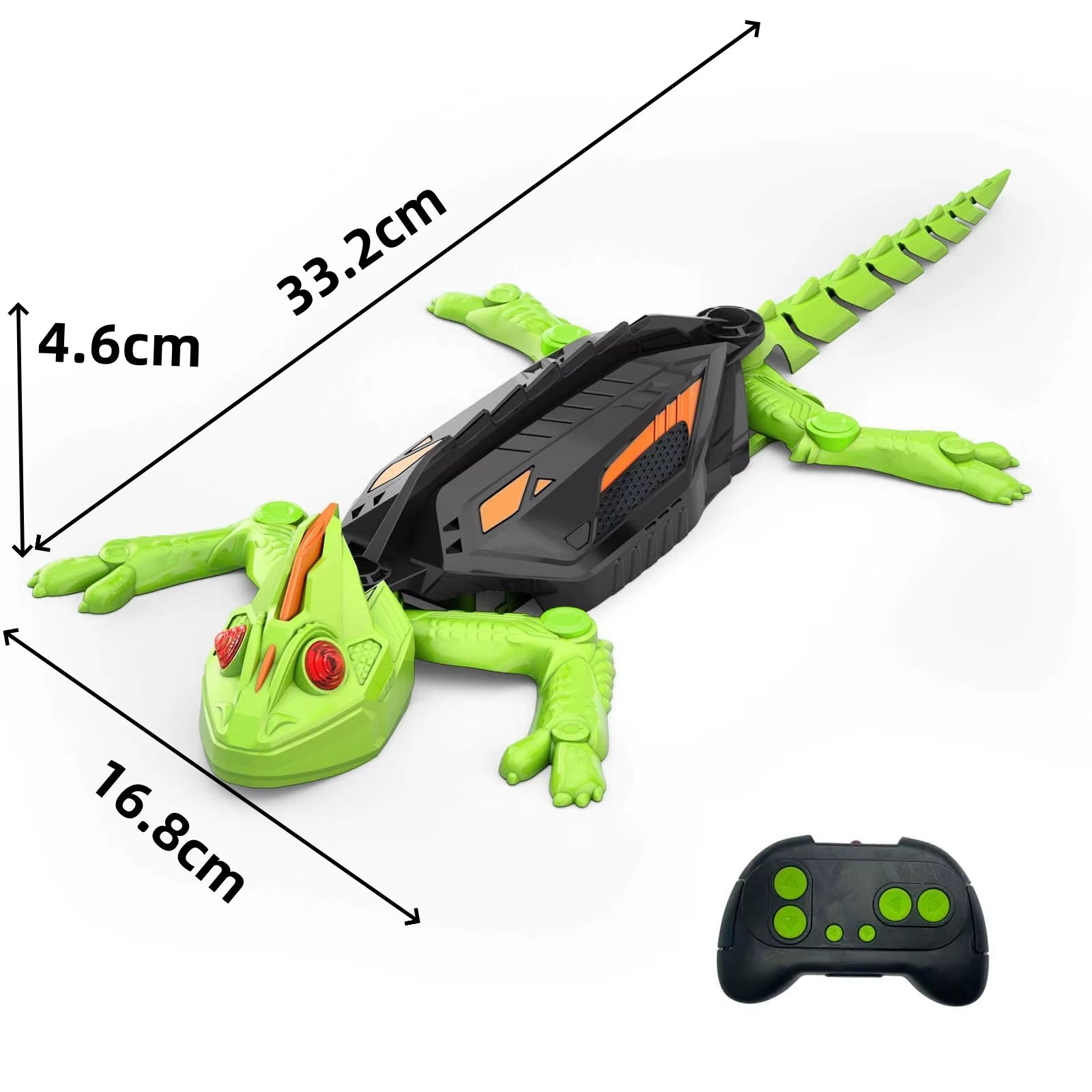Popular Intelligent Electric Lizard Remote Control Gecko Charging Wall Crawling Remote Control Mechanical Gecko Crawler Toy