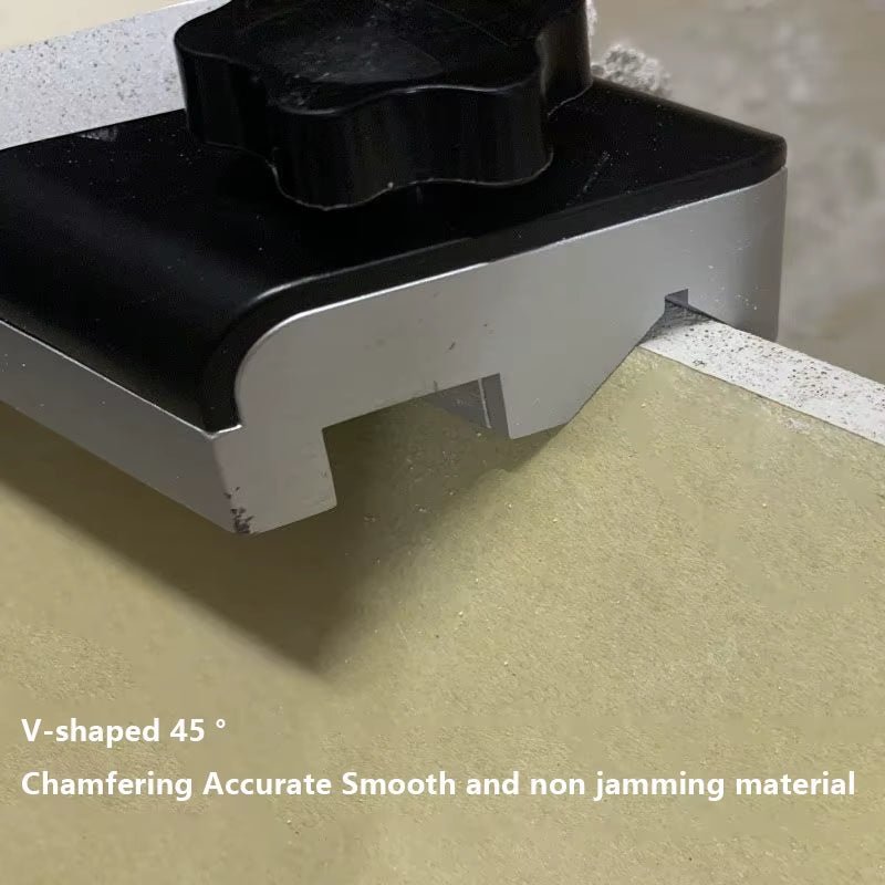 Woodworking Gypsum Board Planer Tool Flat Chamfer Bevel Double Groove 45° Plane Drywall Edge Chamfer Hand Plasterboard Cutter