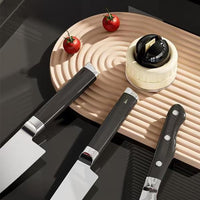 Knife Sharpener | Portable Rapid Knife Sharpener & Kitchen Knife Sharpener (With Suction Base) | for Knives, Scissors, Cleavers & Outdoor Tools | Sharpener (Non-Slip)