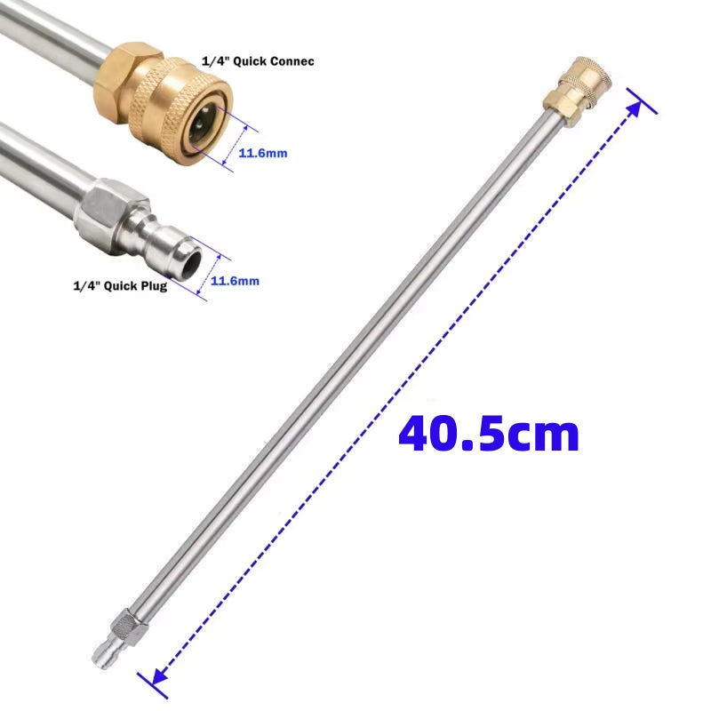 Dual-Function Undercarriage Pressure Washer Cleaner Power Washer under Car Water Broom for Karcher&1/4 Quick-Plug