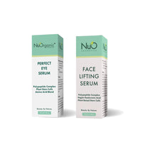Nuorganic Ultimate Anti-Aging Bundle, Face Lifting Serum & Perfect Eye Serum, Serums for Wrinkles and Fine Lines
