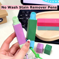 12Ml No Wash Stain Remover Pens Double Head Portable Cleaning Brushes Clothes Fabric Washing Free Grease Go Out Cleaning Tool
