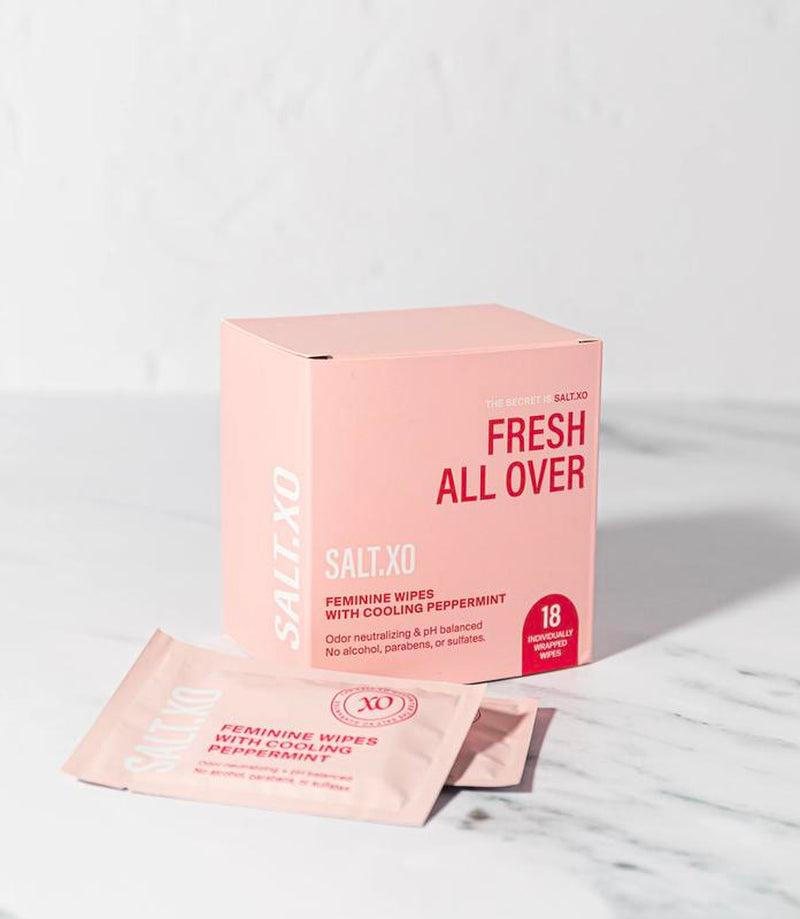 Salt.Xo Fresh All over Feminine Mint Wipes