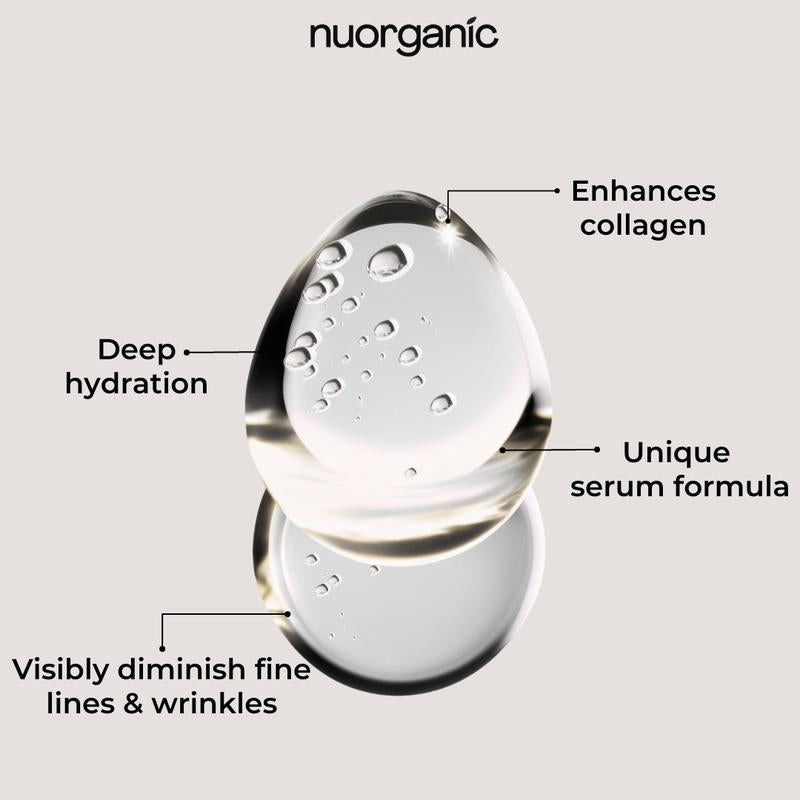 Nuorganic Ultimate Anti-Aging Bundle, Face Lifting Serum & Perfect Eye Serum, Serums for Wrinkles and Fine Lines