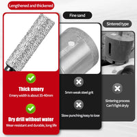 4Pcs 6-12Mm Hexagonal Shank Dry Ceramic Tile Diamond Drill Bit Drilling and Grinding Hole Saw for Marble Granite Vitrified Tile