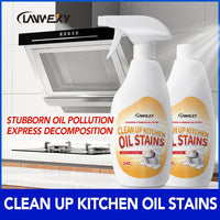 Lanwexy Heavy Duty Degreaser Cleaner Spray for Kitchen, Household, Oven, Stove, Range Hood,Household Kitchen Cleaners