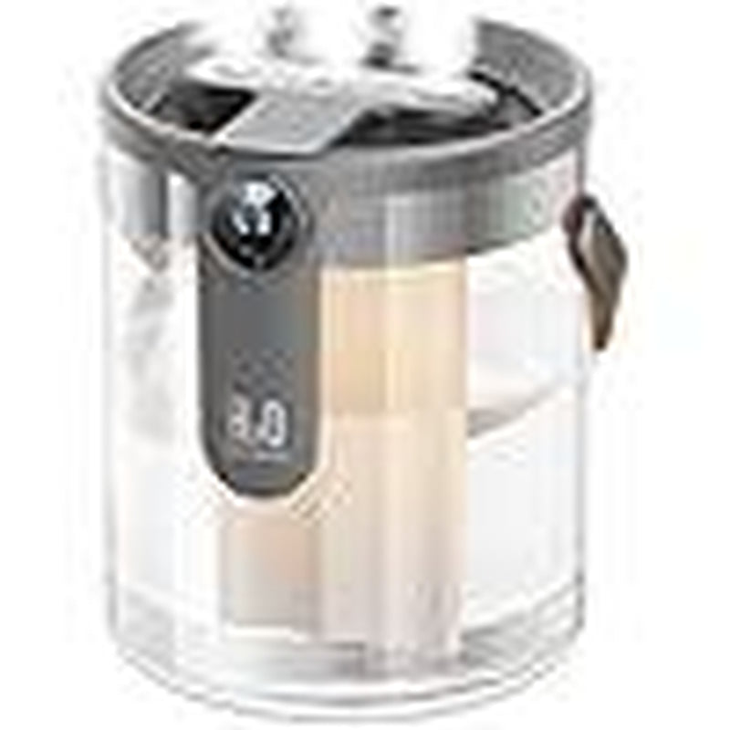 Smart Humidifiers for Bedroom, Rechargeable Top Fill Humidifier with Night Light, 1.4L Cool Mist Humidifier for Office Home Plant and Baby, 3-Speed Mist Control, Quiet, Auto Shut-Off Durable Automatic