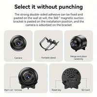 Indoor Security Camera Wireless Anti-Theft Video Recording APP 720P Support Memory Card IP Camera USB Voice X5 Camera