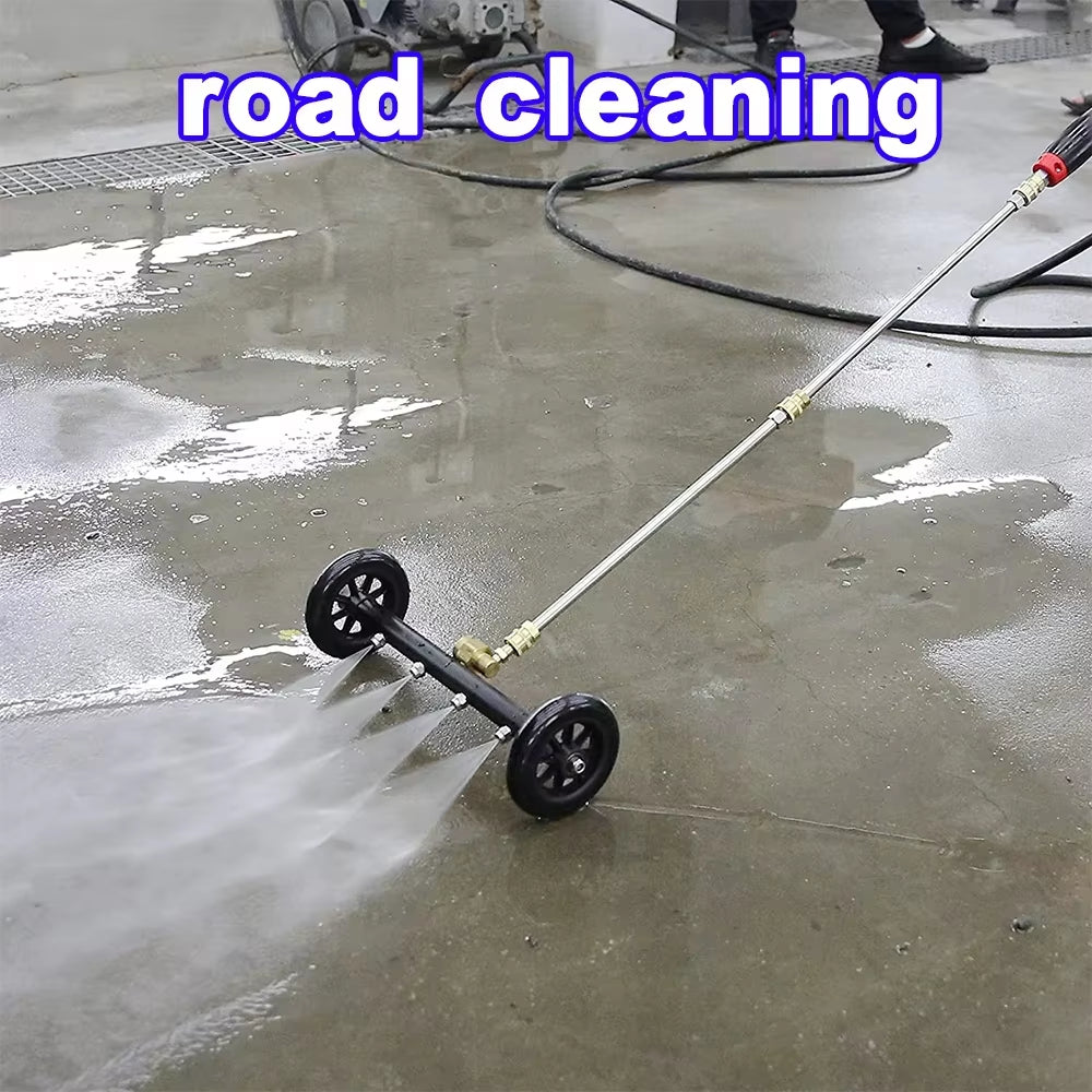 Dual-Function Undercarriage Pressure Washer Cleaner Power Washer under Car Water Broom for Karcher&1/4 Quick-Plug