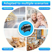 Indoor Security Camera Wireless Anti-Theft Video Recording APP 720P Support Memory Card IP Camera USB Voice X5 Camera