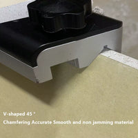 Woodworking Gypsum Board Planer Tool Flat Chamfer Bevel Double Groove 45° Plane Drywall Edge Chamfer Hand Plasterboard Cutter
