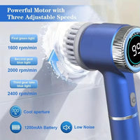 Wireless Electric Cleaning Brush Powerful IPX7 Waterproof USB Rechargeable Automatic Handheld Cleaner Multi Function Household