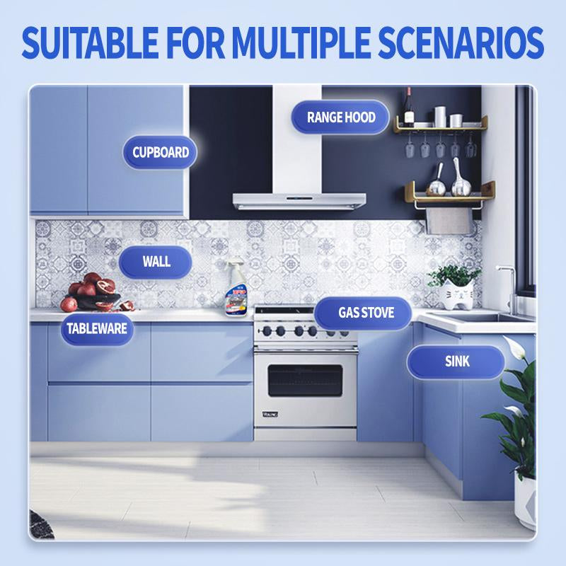 Lanwexy Heavy Duty Degreaser Cleaner Spray for Kitchen, Household, Oven, Stove, Range Hood,Household Kitchen Cleaners