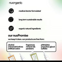 Nuorganic Ultimate Anti-Aging Bundle, Face Lifting Serum & Perfect Eye Serum, Serums for Wrinkles and Fine Lines