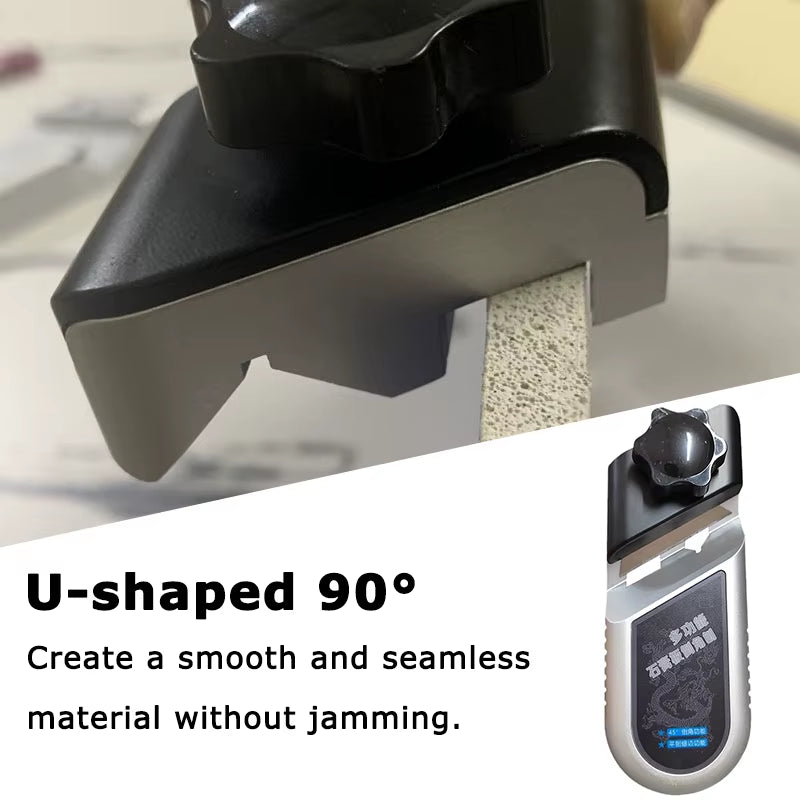 Woodworking Gypsum Board Planer Tool Flat Chamfer Bevel Double Groove 45° Plane Drywall Edge Chamfer Hand Plasterboard Cutter