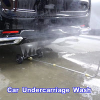 Dual-Function Undercarriage Pressure Washer Cleaner Power Washer under Car Water Broom for Karcher&1/4 Quick-Plug